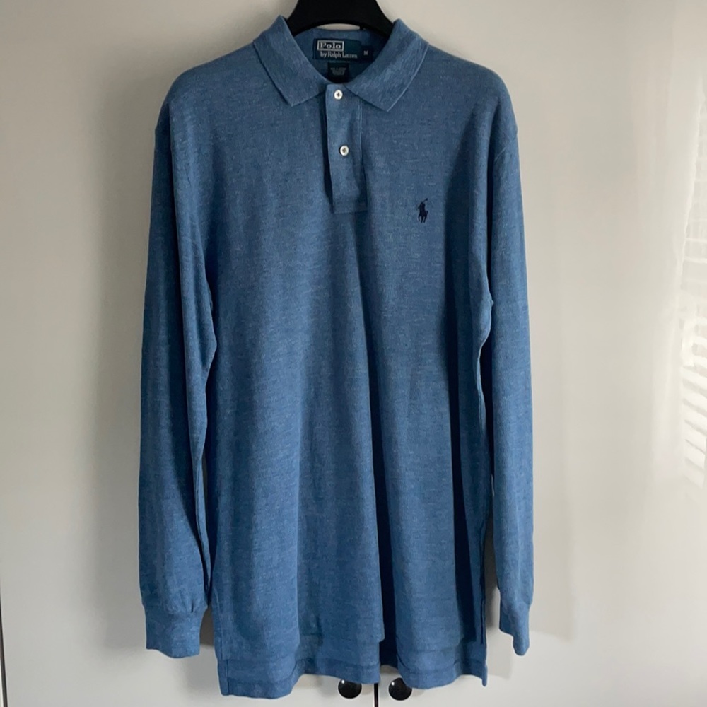 Men’s Ralph Lauren Blue Polo Long Sleeve